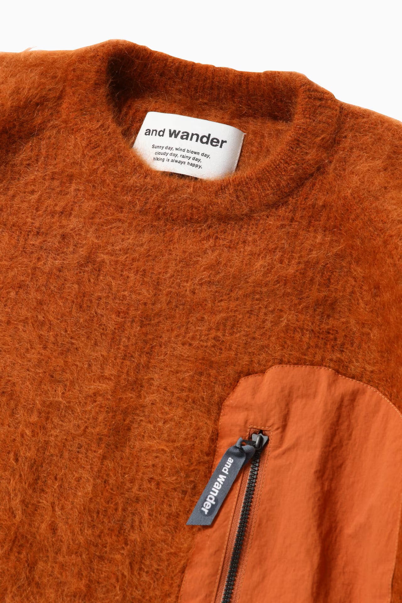 and wander / mohair wool sweater