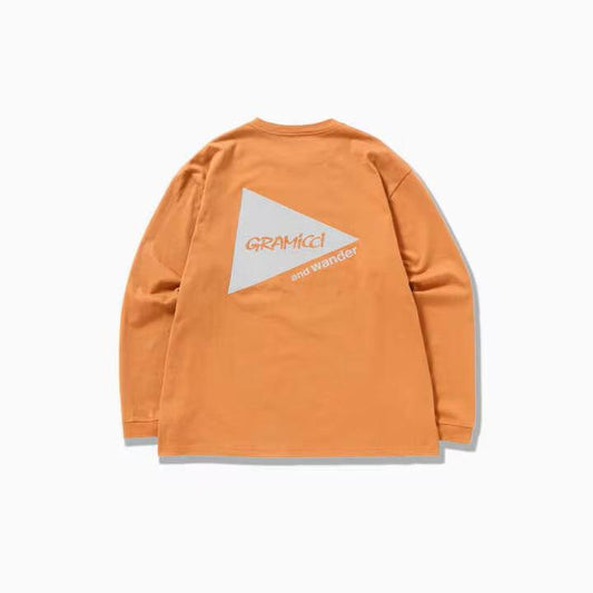and wander / GRAMICCI × and wander backprint LS tee