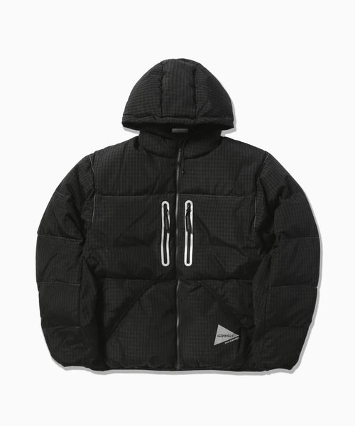 and wander / GRAMICCI × and wander wool check down jacket – NorMo