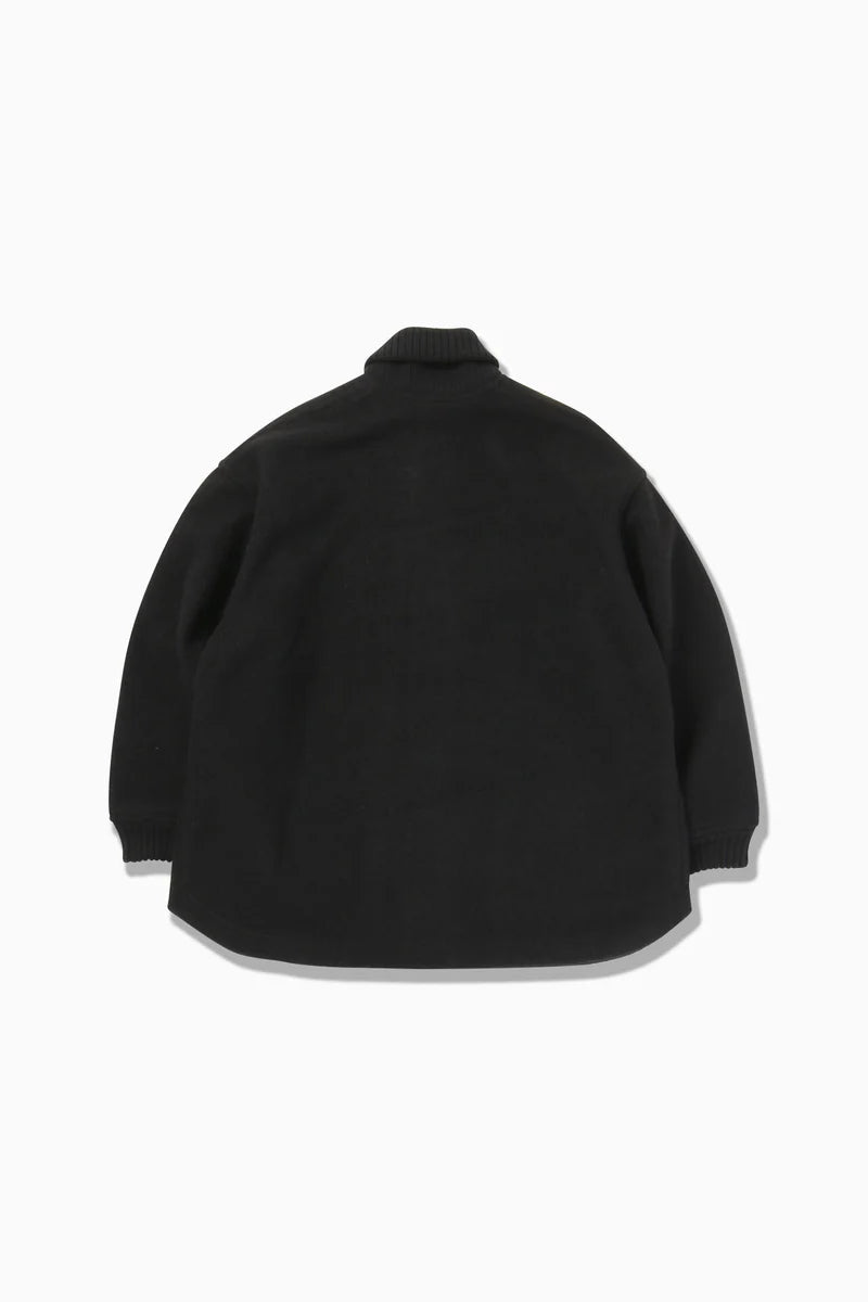 and wander / wool shaggy jacket long