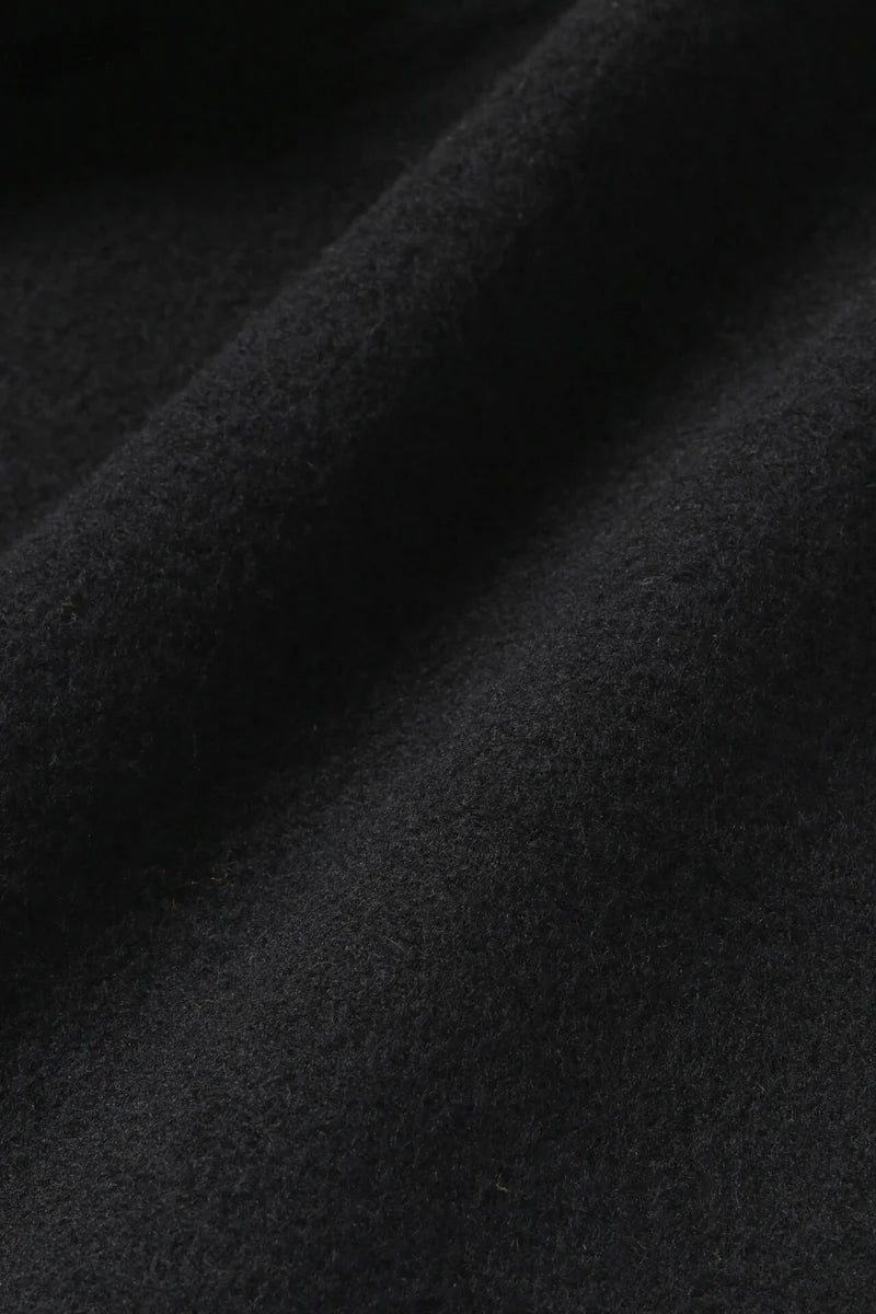 and wander / wool shaggy jacket long