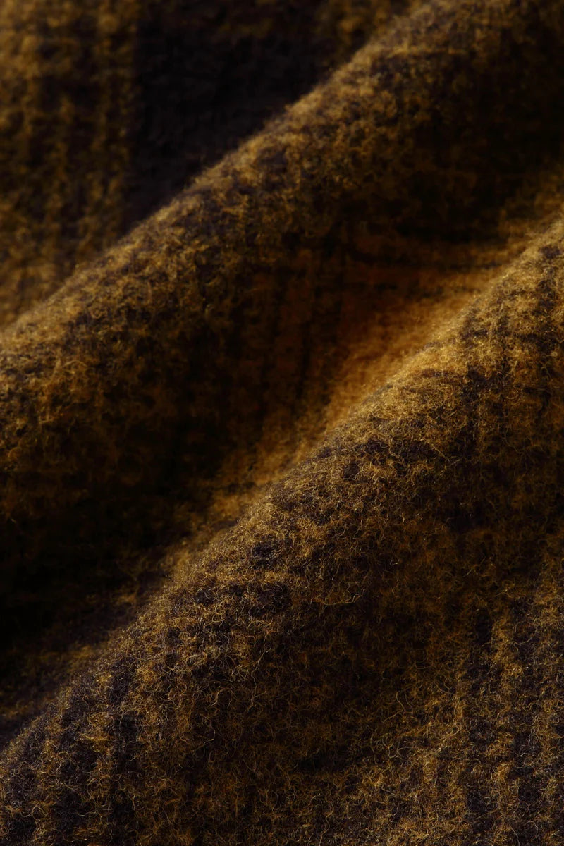 and wander / wool shaggy jacket long