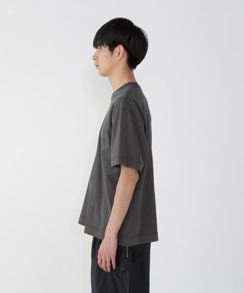 and wander / ROA x and wander garment dye printed T