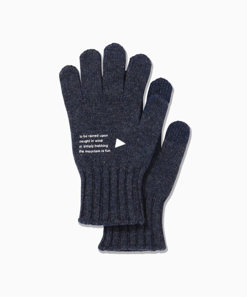 and wander / wool knit glove