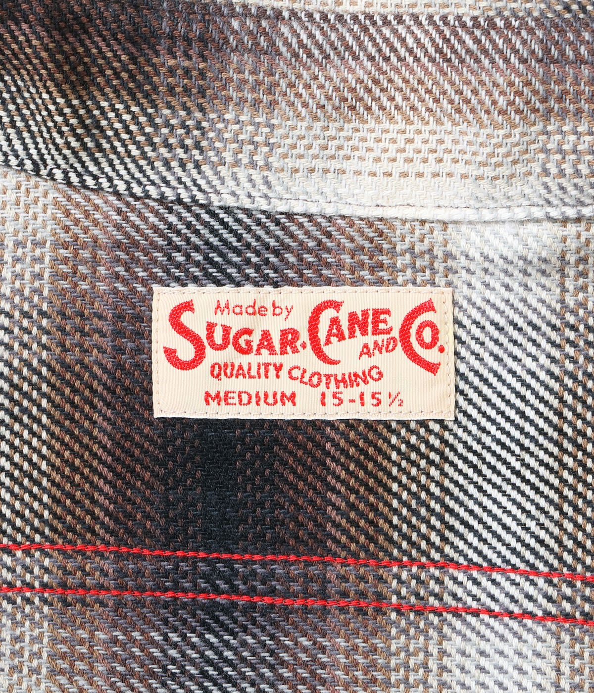 SUGAR CANE / Lot No. SC29561 / TWILL CHECK WORK SHIRT