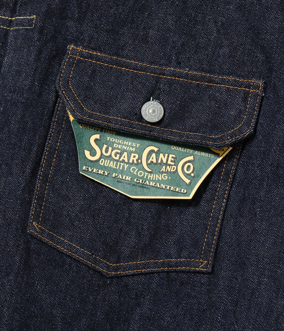 SUGAR CANE / Lot No. SC11936T / 13oz. DENIM BLOUSE 1936 MODEL (T-BACK)