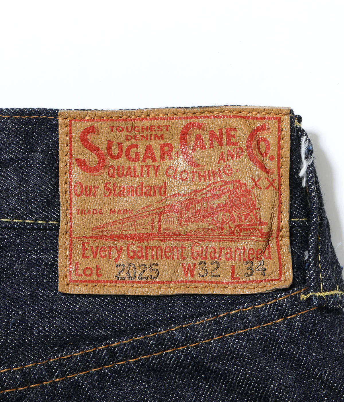 SUGAR CANE / Lot No. SC42025 / 13oz. DENIM WAIST OVERALLS 2025 MODEL (WIDE LEG)