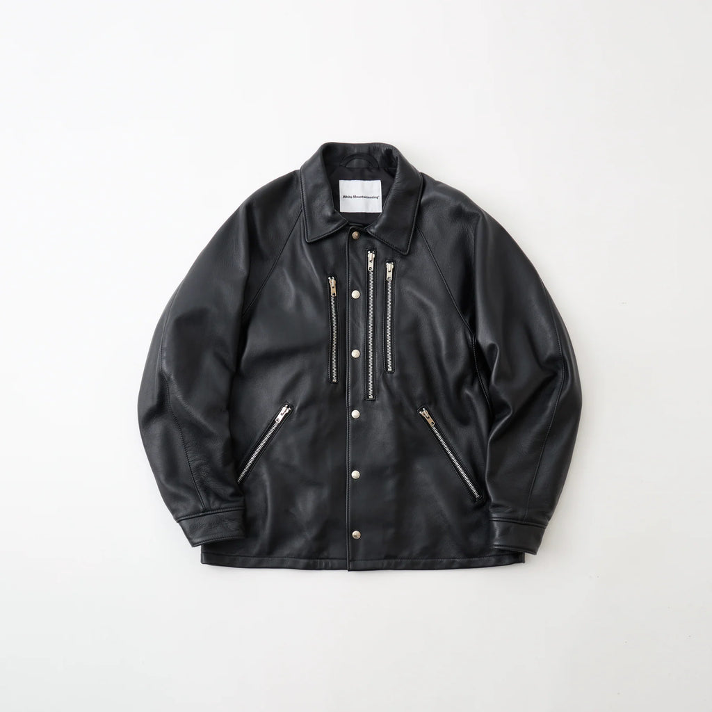 White Mountaineering SOLOTEX コーチジャケット1 White Mountaineering / WM×Schott LEATHER COACH JACKET – NorMo