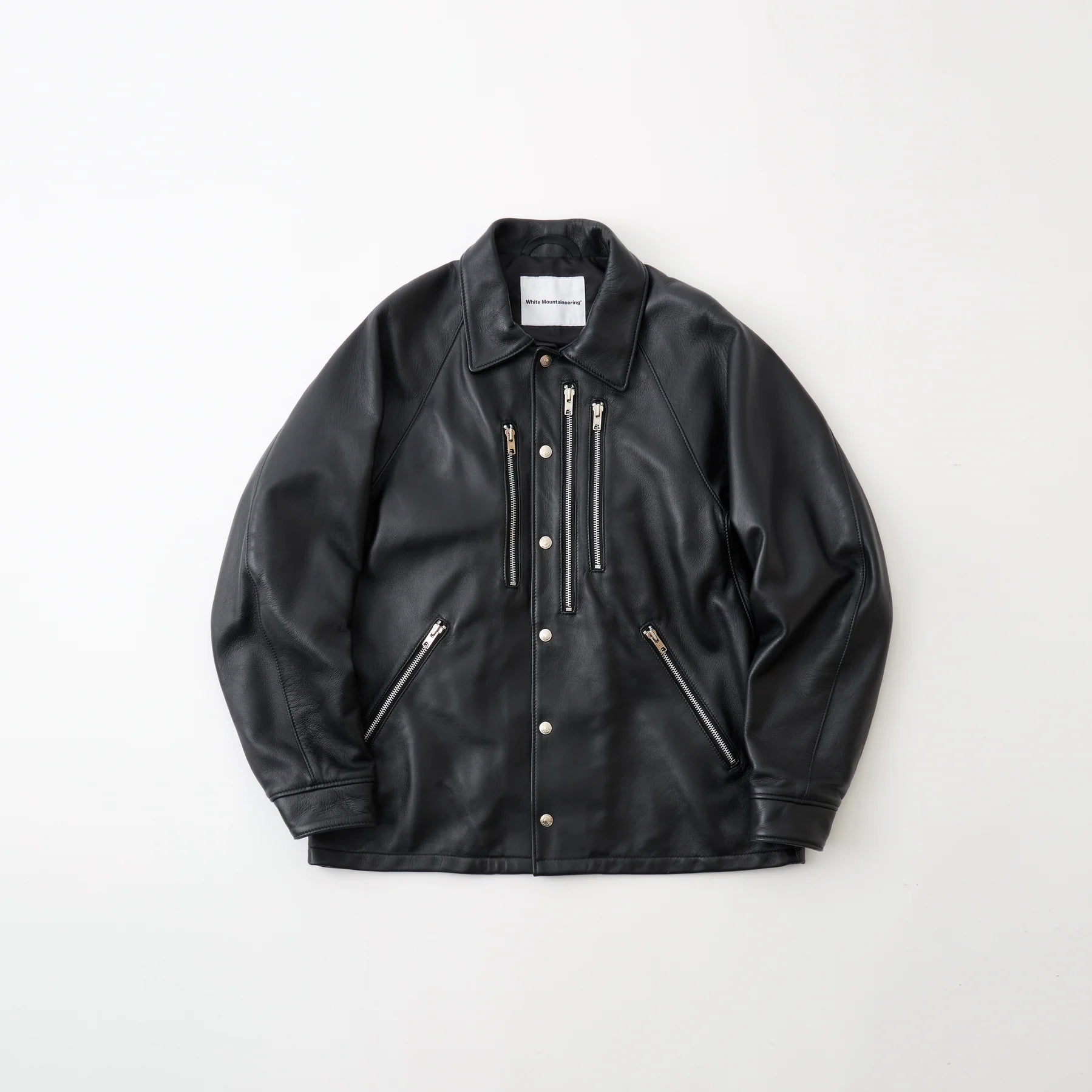 White Mountaineering / WM×Schott LEATHER COACH JACKET