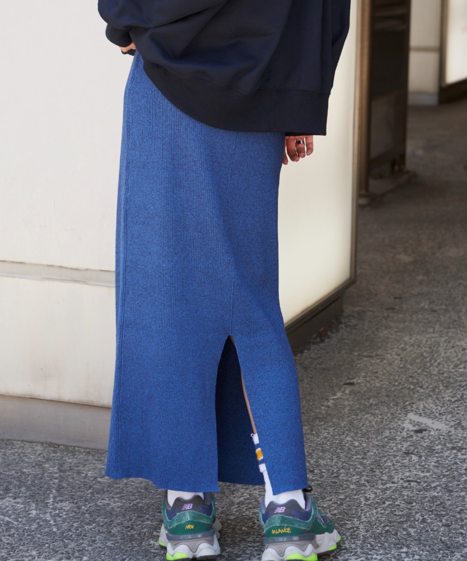 Auntierosa Holiday / リブニットナロースカート