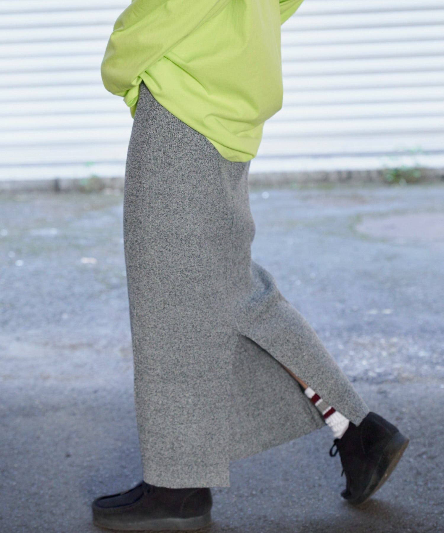 Auntierosa Holiday / リブニットナロースカート