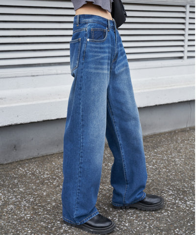 Auntierosa Holiday / ルーズストレートデニム