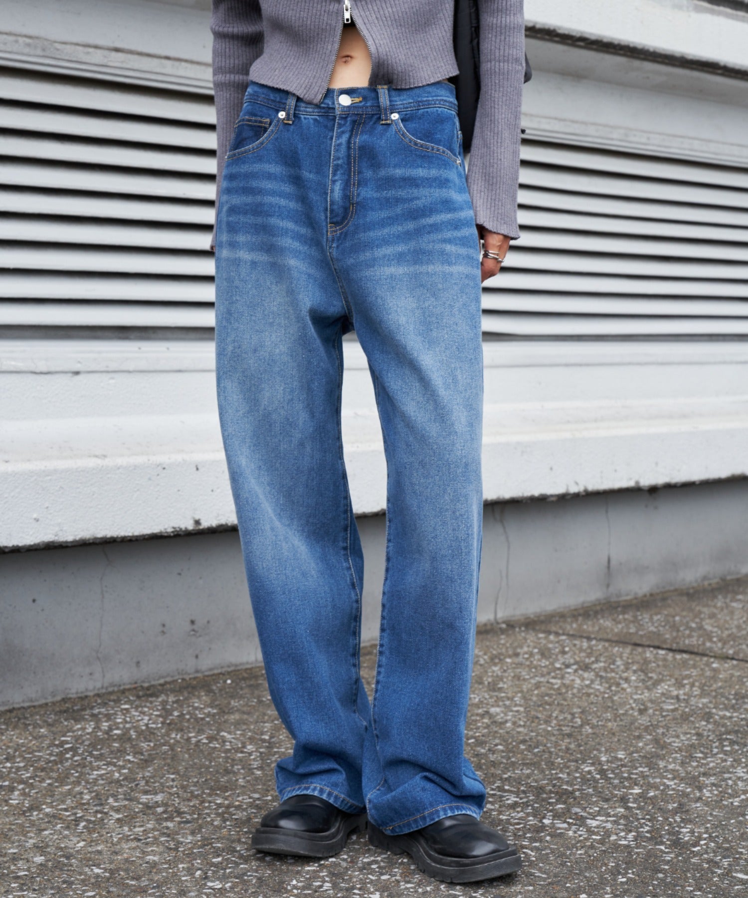 Auntierosa Holiday / ルーズストレートデニム