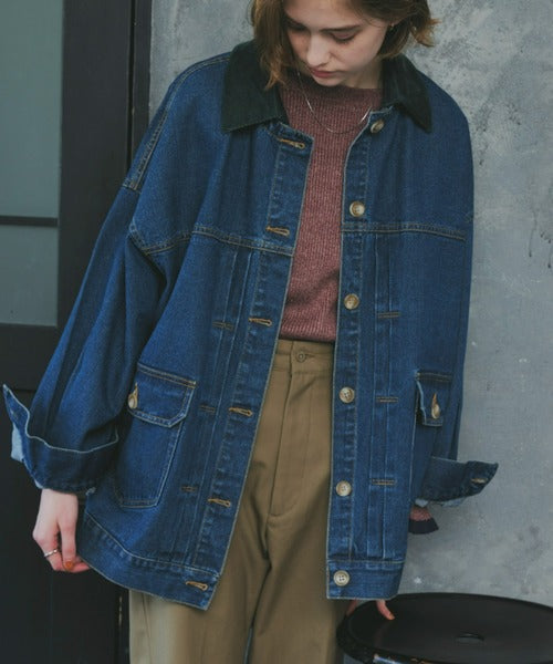 Unitage / 2way over denim jaket