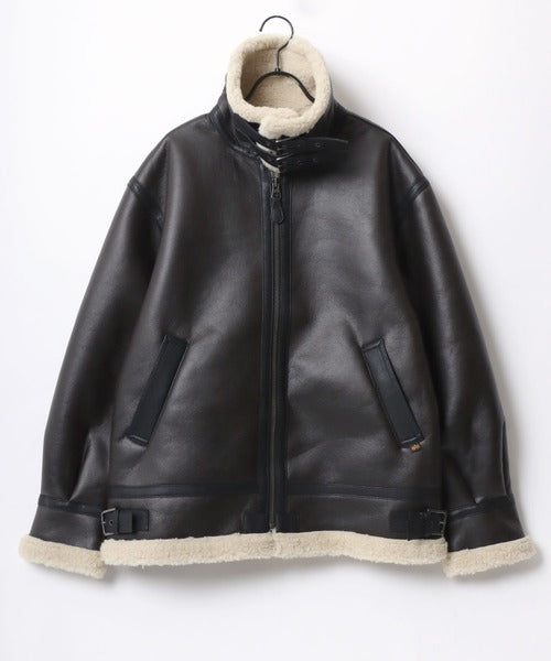 ALPHA INDUSTRIES / B-3 FAKE MOUNTON JACKET