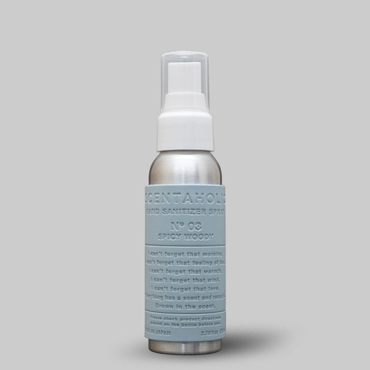 SCENTAHOLIC / (箱なし) HAND SANITIZER SPRAY No.03 / SPICY WOODY（スパイシーウッディー）