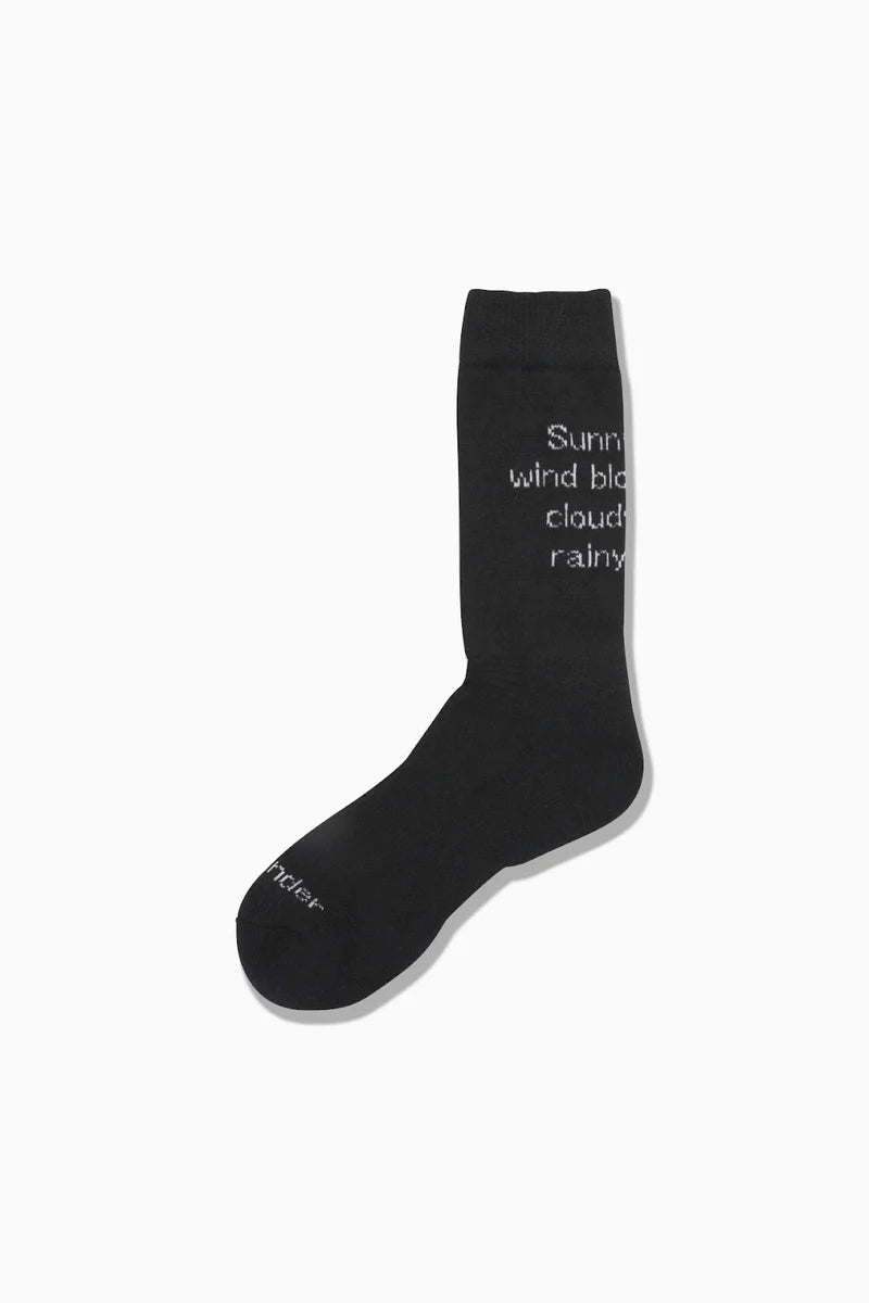 and wander / PE/CO pile socks