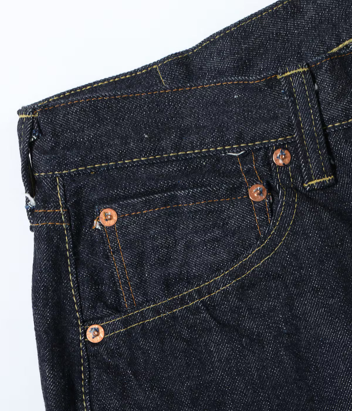 SUGAR CANE / Lot No. SC42025 / 13oz. DENIM WAIST OVERALLS 2025 MODEL (WIDE LEG)