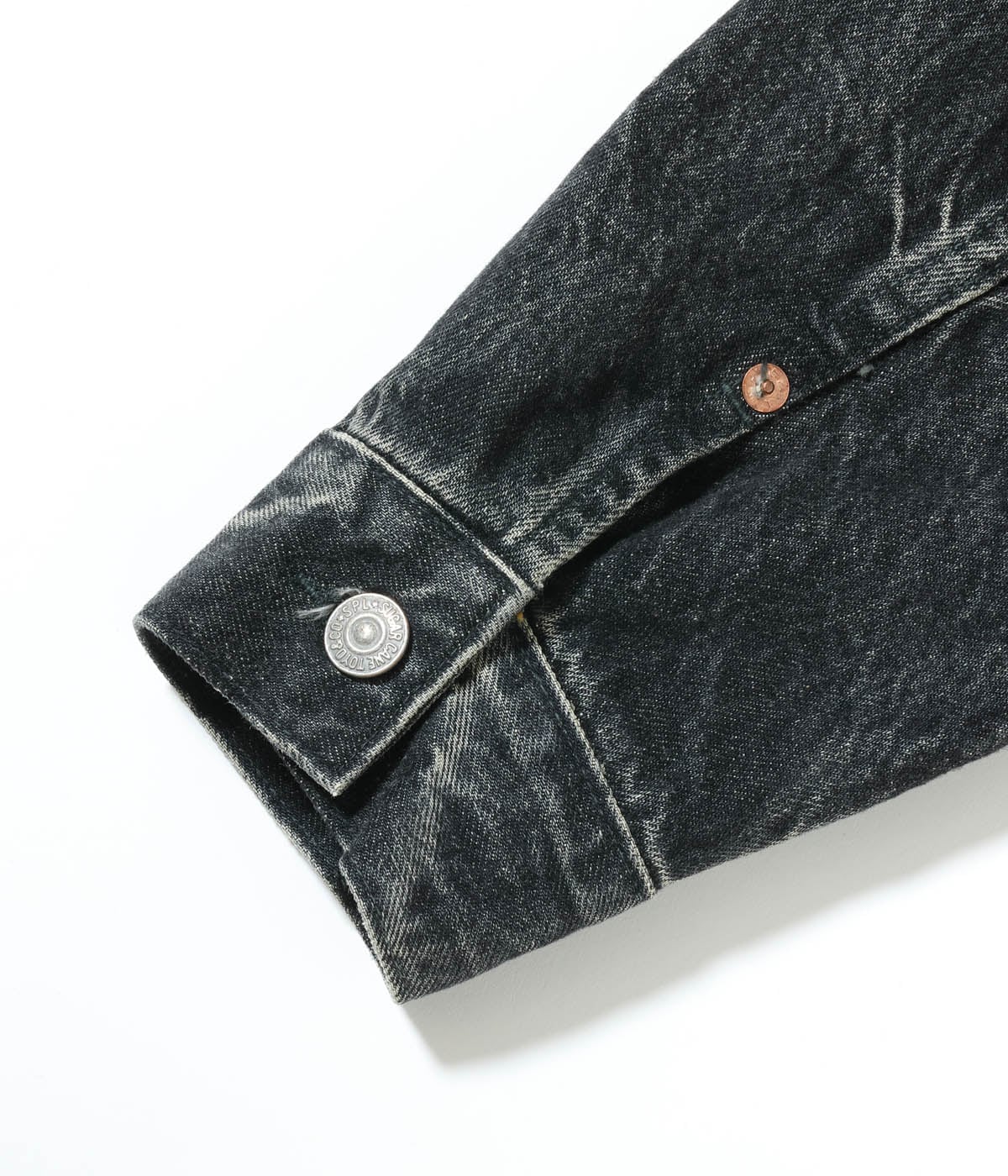 SUGAR CANE / Lot No. SC15650H / 14.25oz. BLACK DENIM JACKET 1953 AGED MODEL