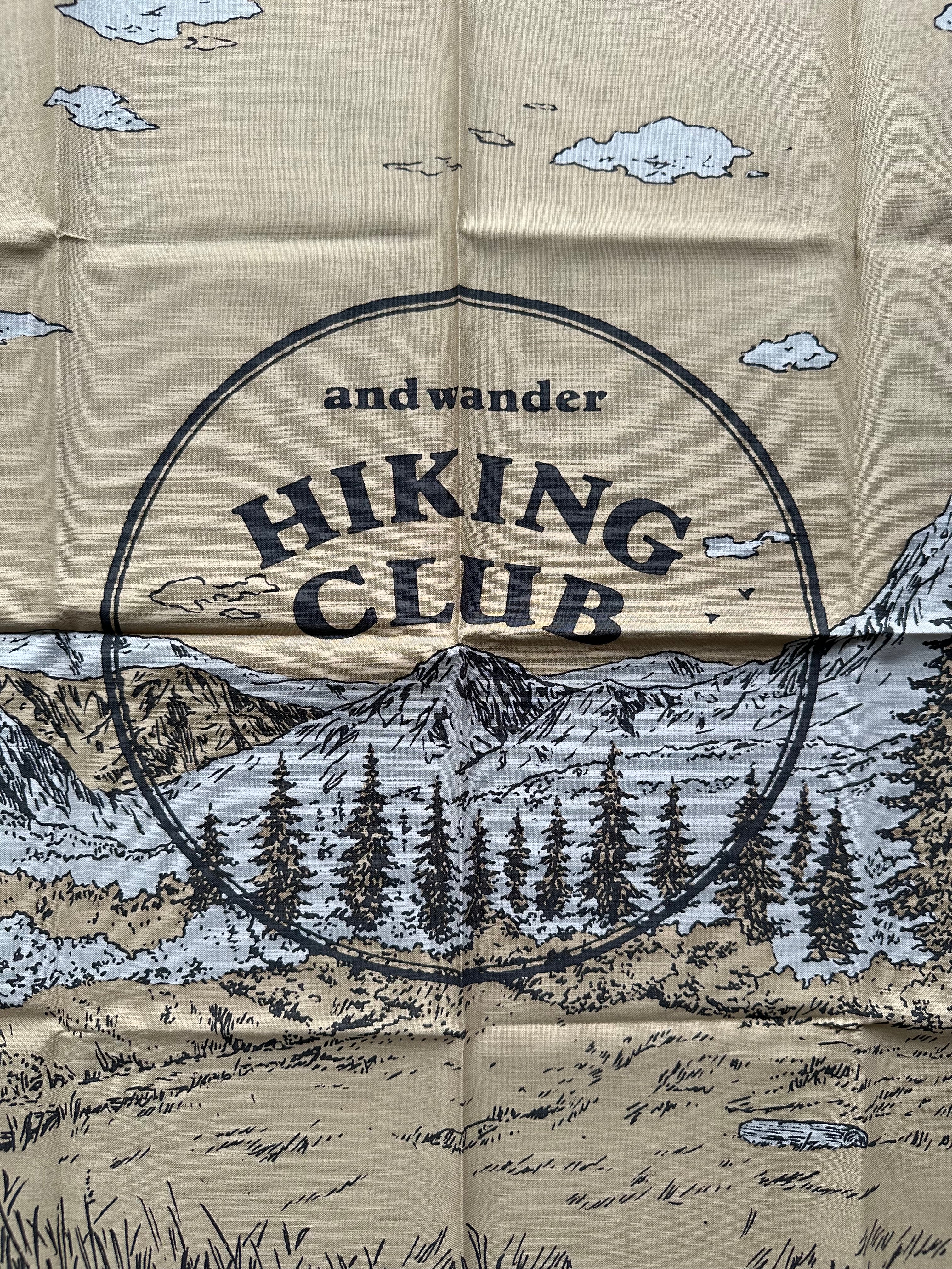 and wander / hiking club bandanna