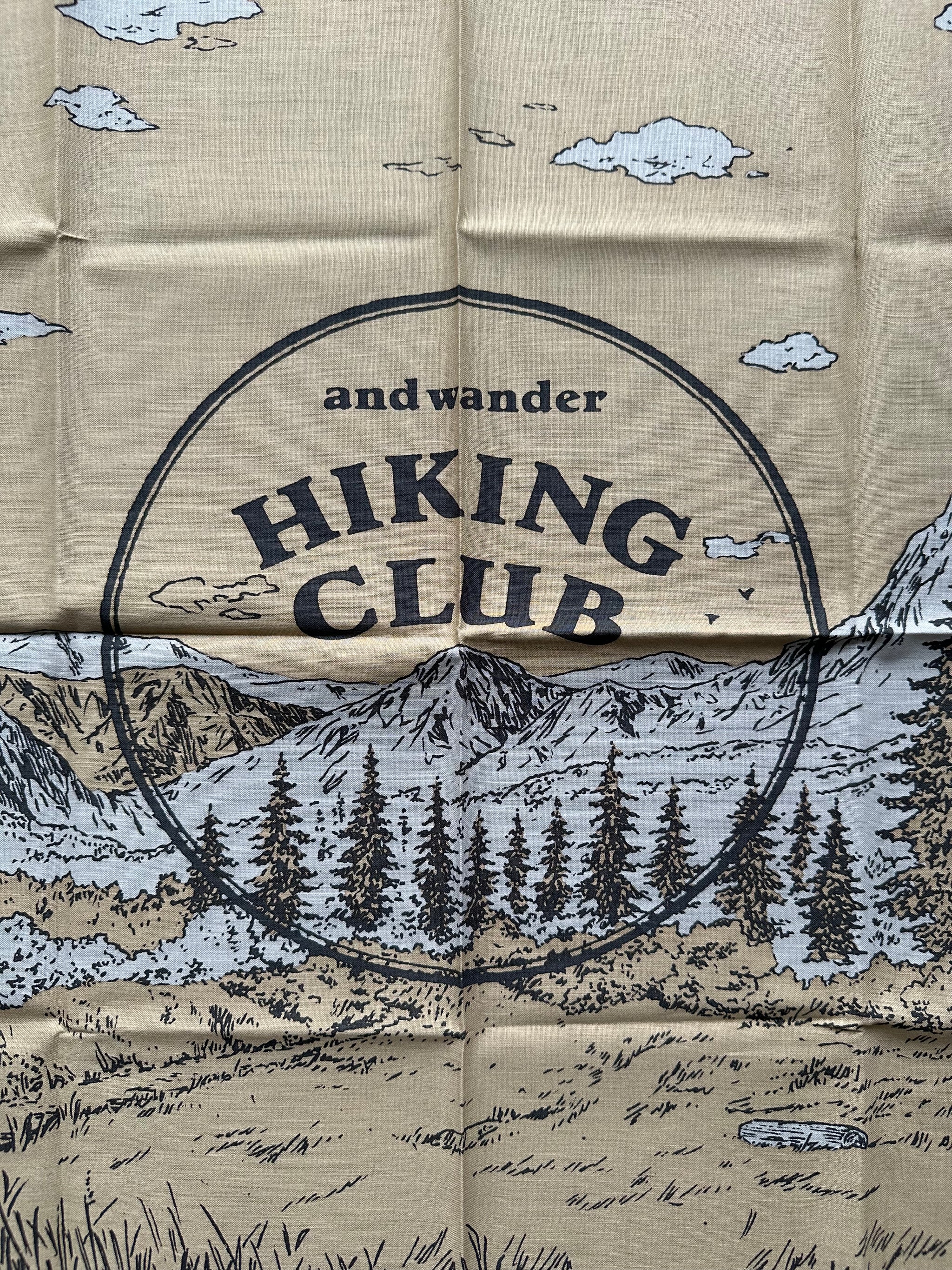 and wander / hiking club bandanna
