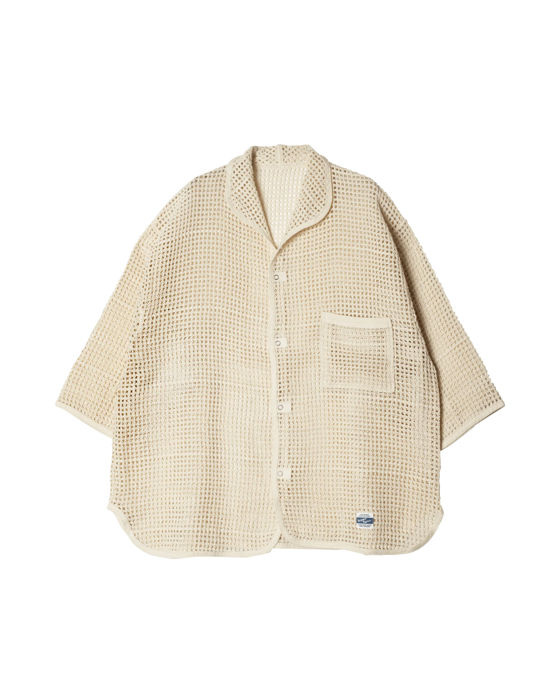 ARMY TWILL / Cotton Mesh Shirt