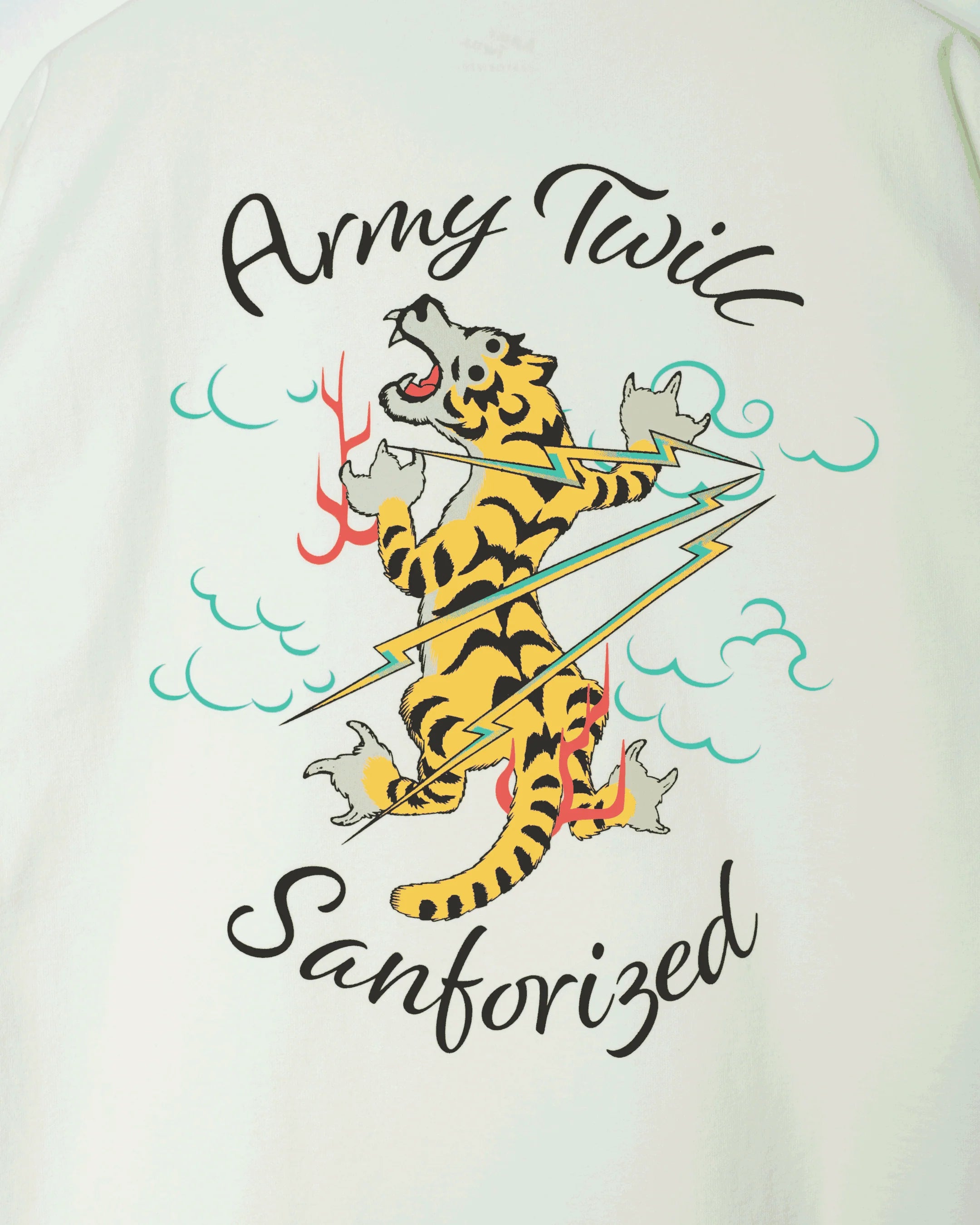 ARMY TWILL / Back Jersey HSTee Print Tiger