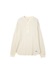 ARMY TWILL / Honeycomb Henley LS Tee