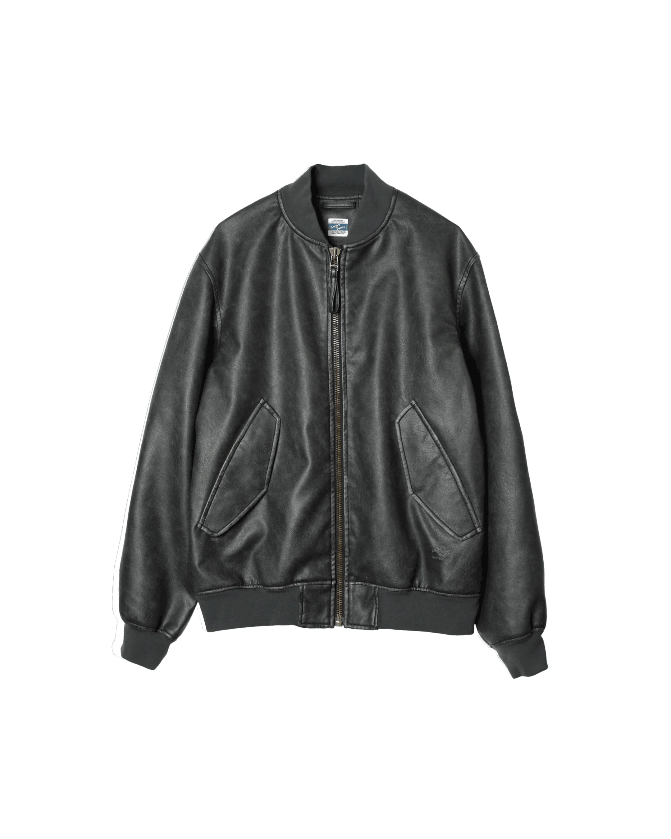 ARMY TWILL / Vegan Leather Blouson