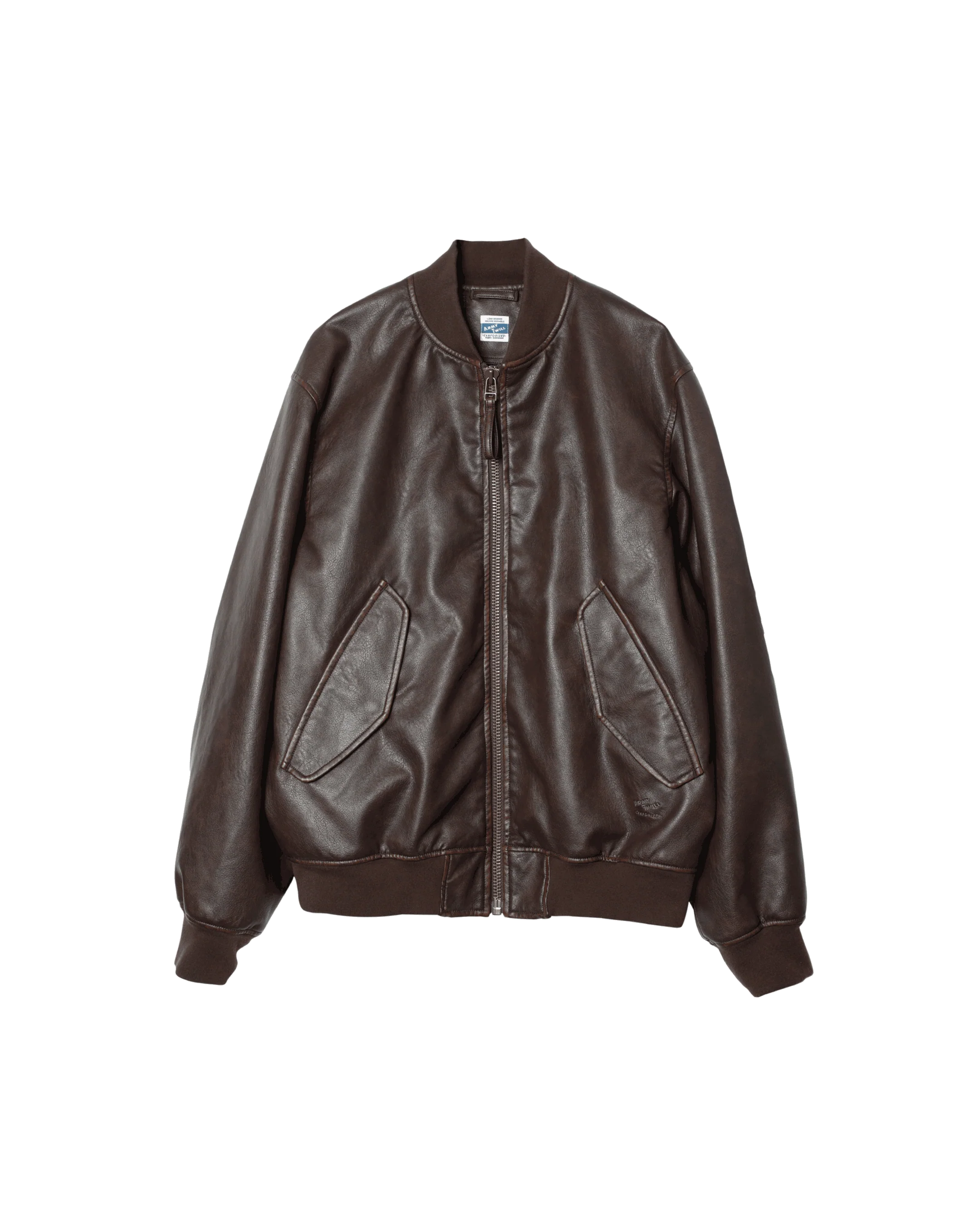 ARMY TWILL / Vegan Leather Blouson