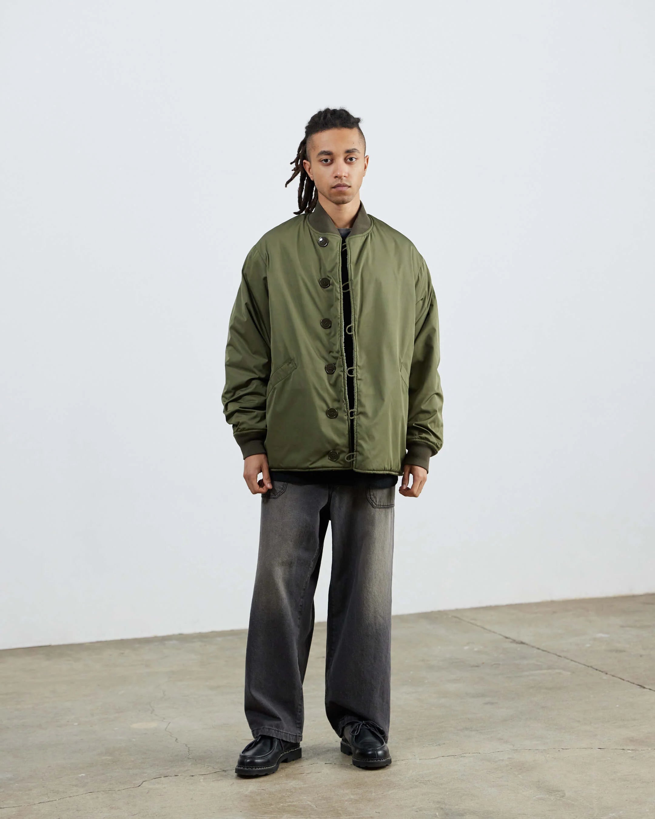 ARMY TWILL / Pe Weather Reversible Blouson