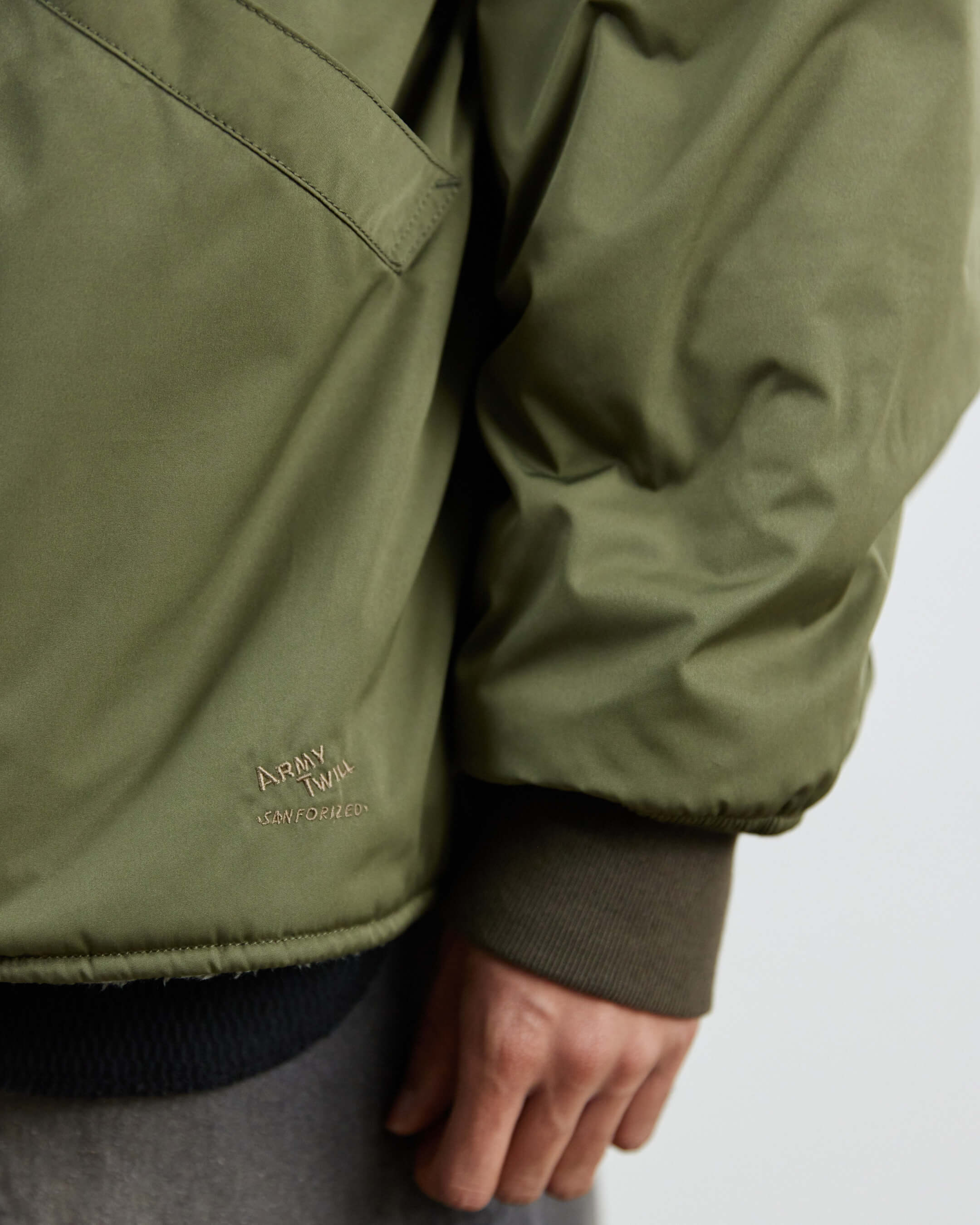 ARMY TWILL / Pe Weather Reversible Blouson