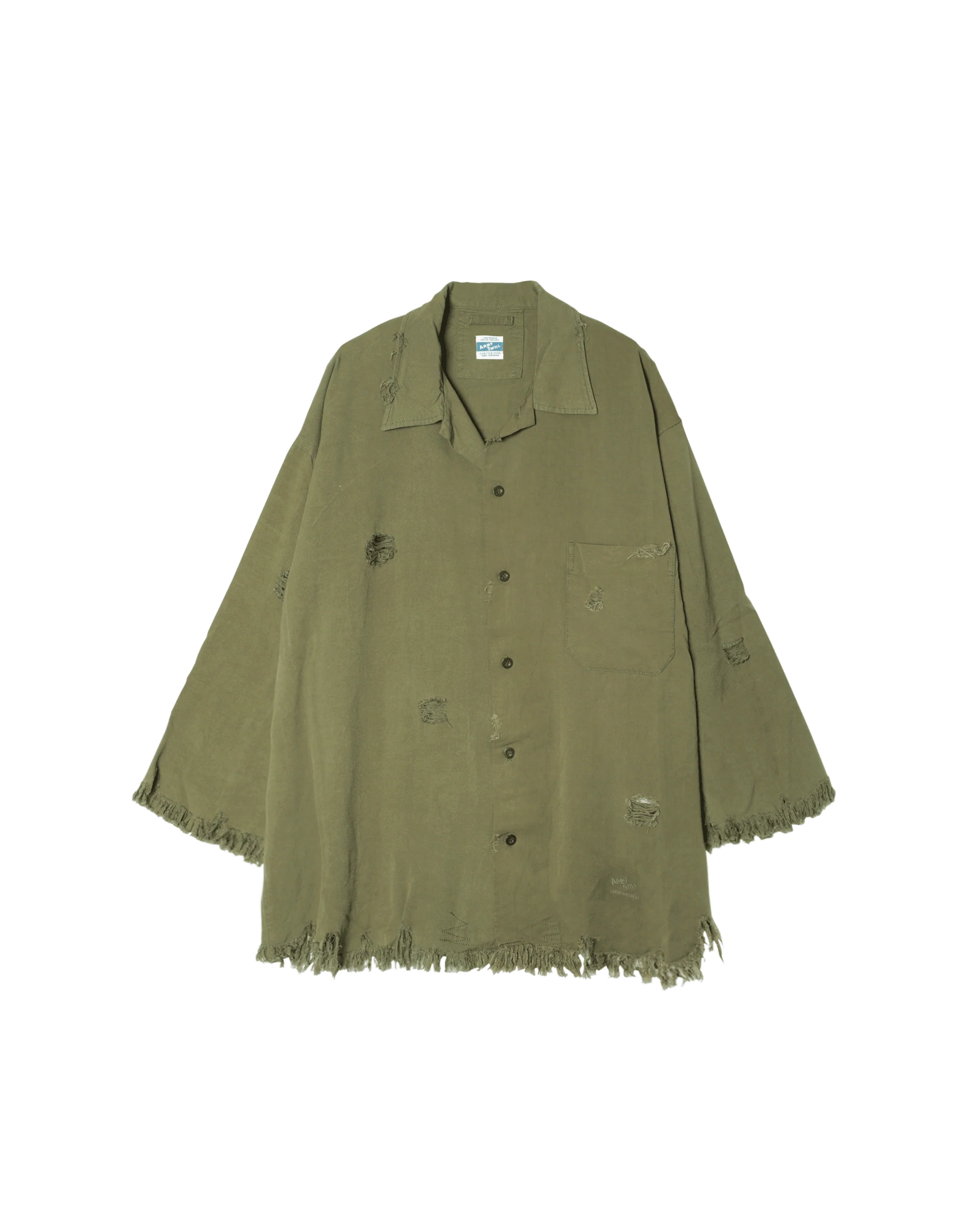 ARMY TWILL / Damage Soft Twill Shirt