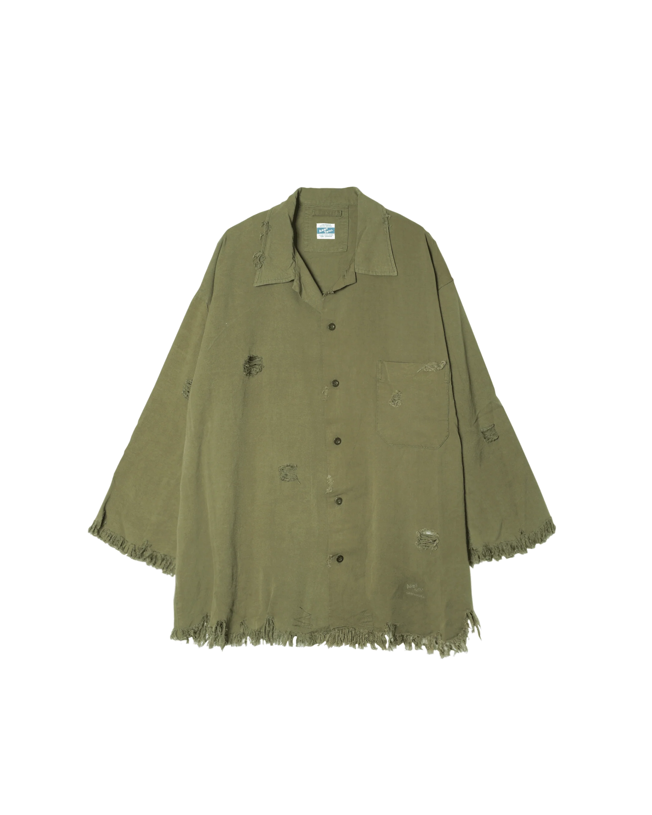 ARMY TWILL / Damage Soft Twill Shirt