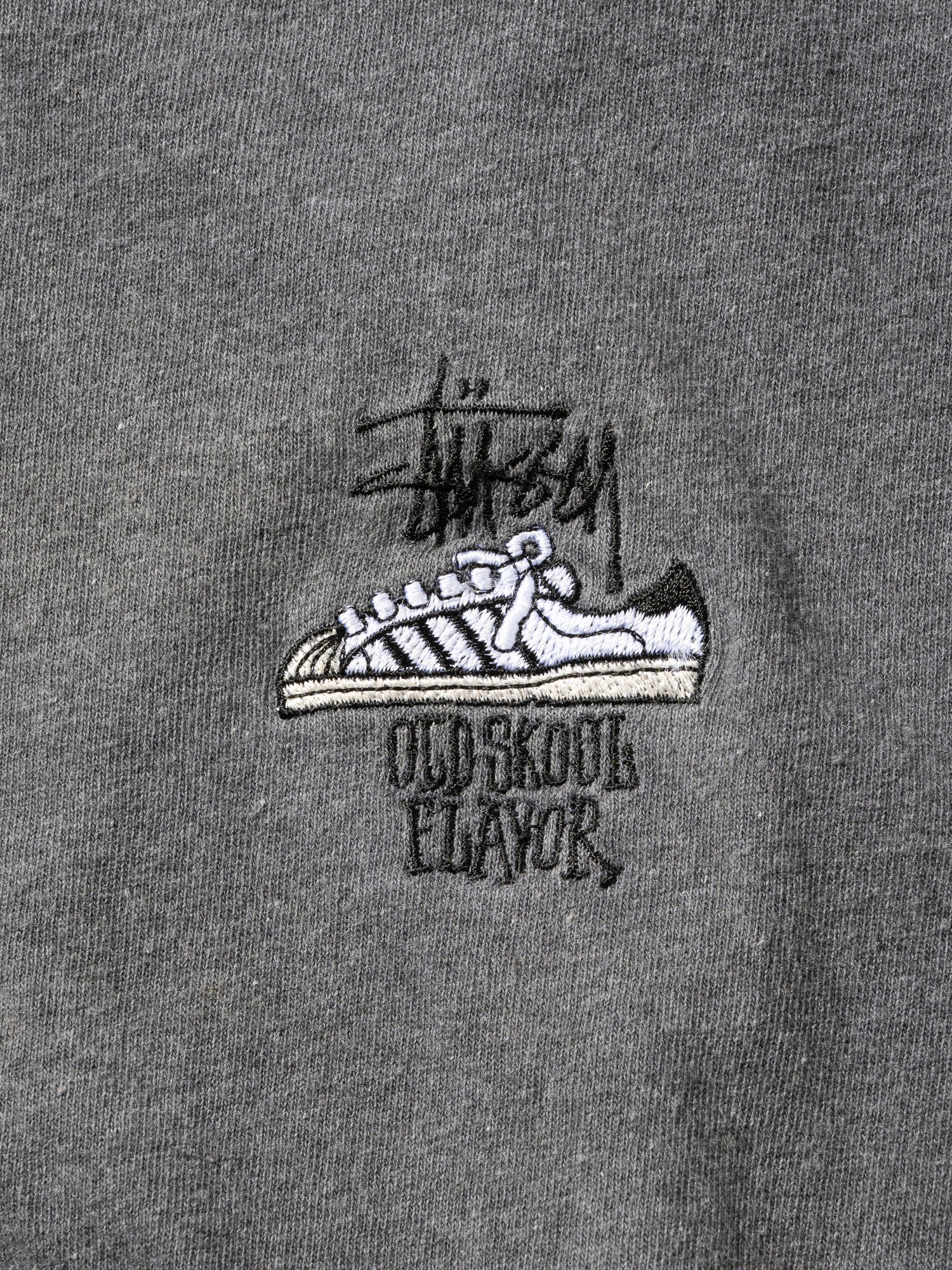 MIMIC select / 90’s STUSSY アディダススーパースター刺繍 Tシャツ