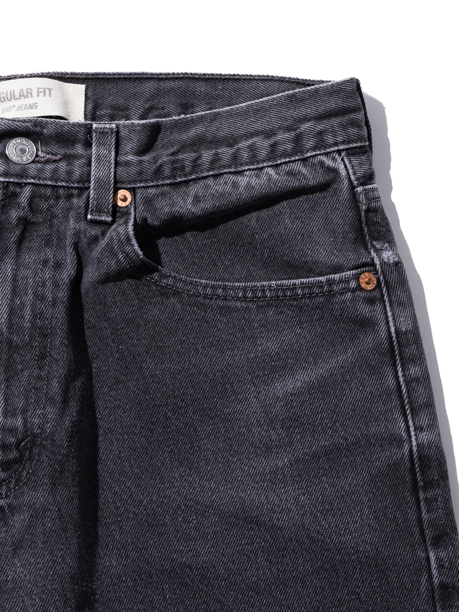 FJ select / LEVI'S 505  /ブラックデニム 3