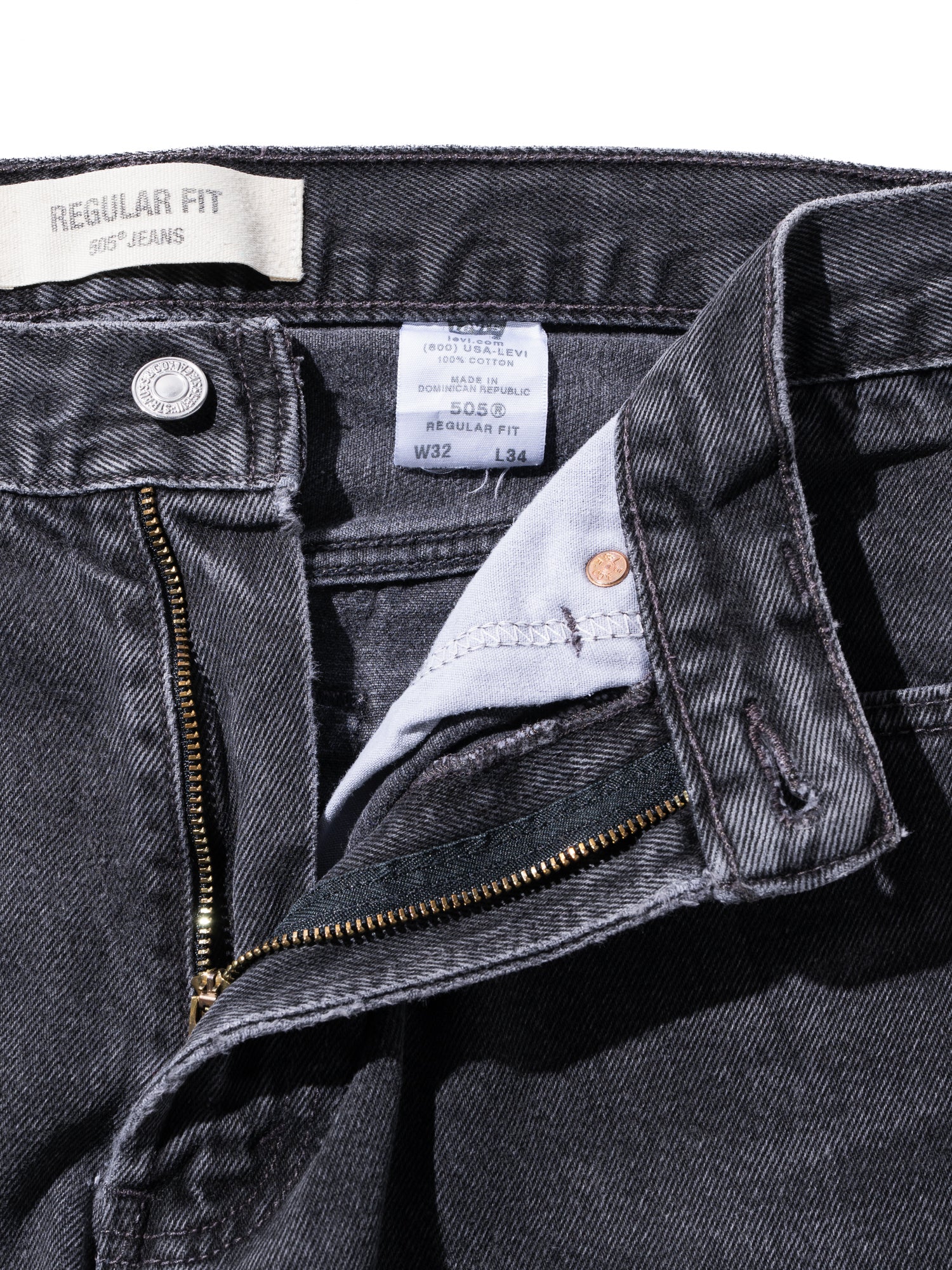 FJ select / LEVI'S 505  /ブラックデニム 3