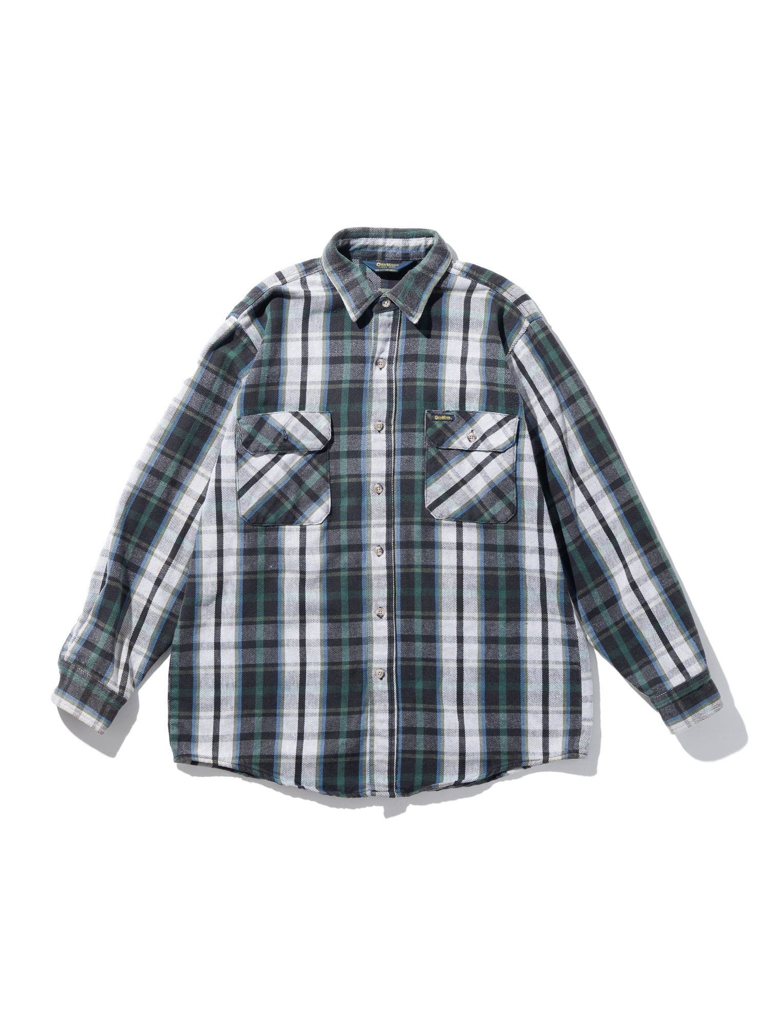 FJ select / OSHKOSH / GREENチェックワークシャツ