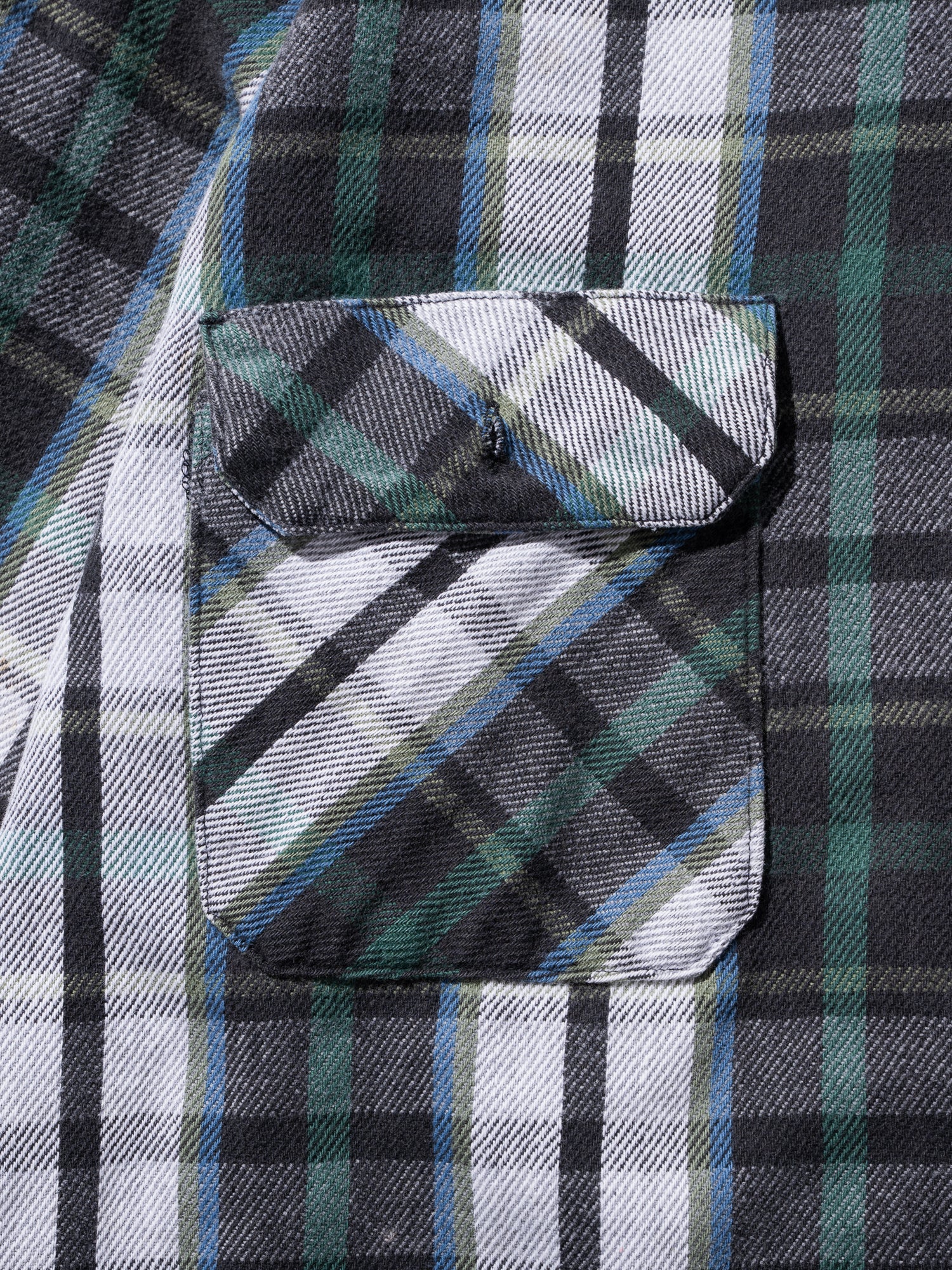FJ select / OSHKOSH / GREENチェックワークシャツ