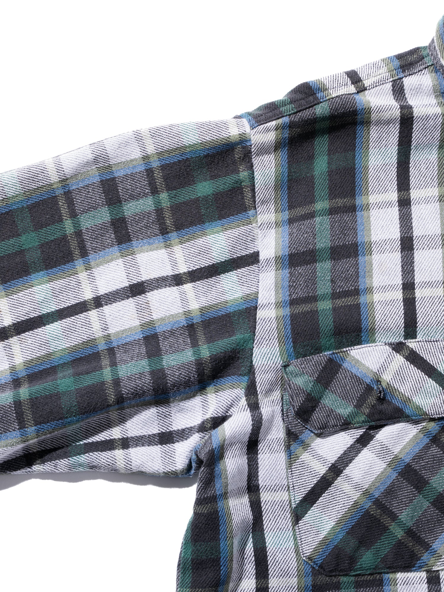 FJ select / OSHKOSH / GREENチェックワークシャツ