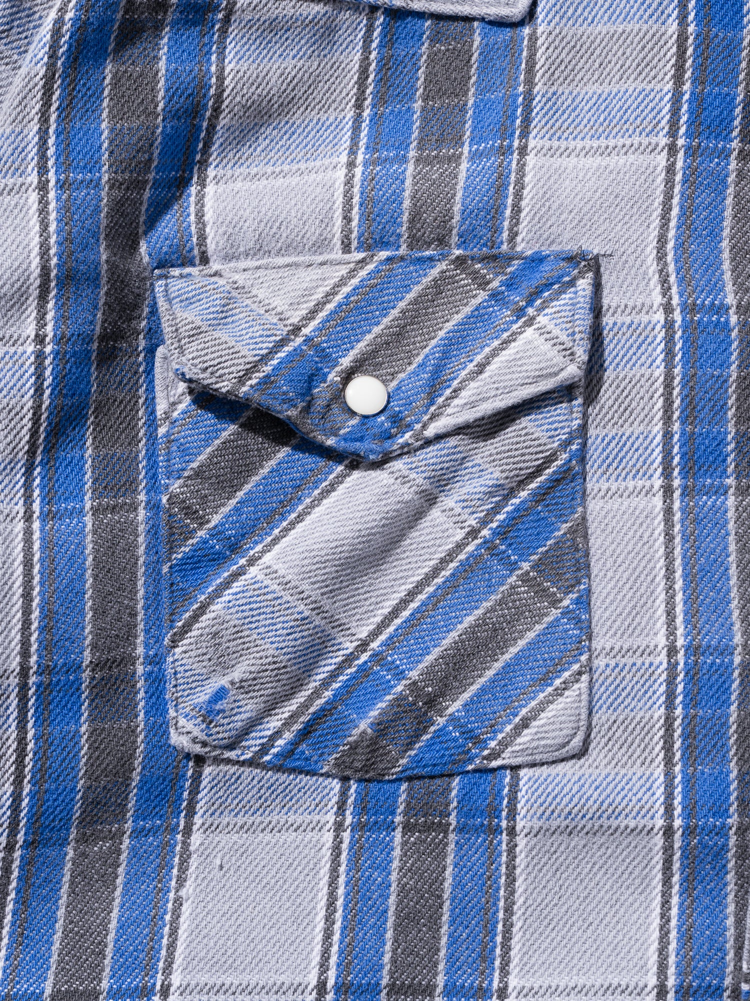 FJ select / WORKN SPORT / BLUEチェックウエスタンネルシャツ
