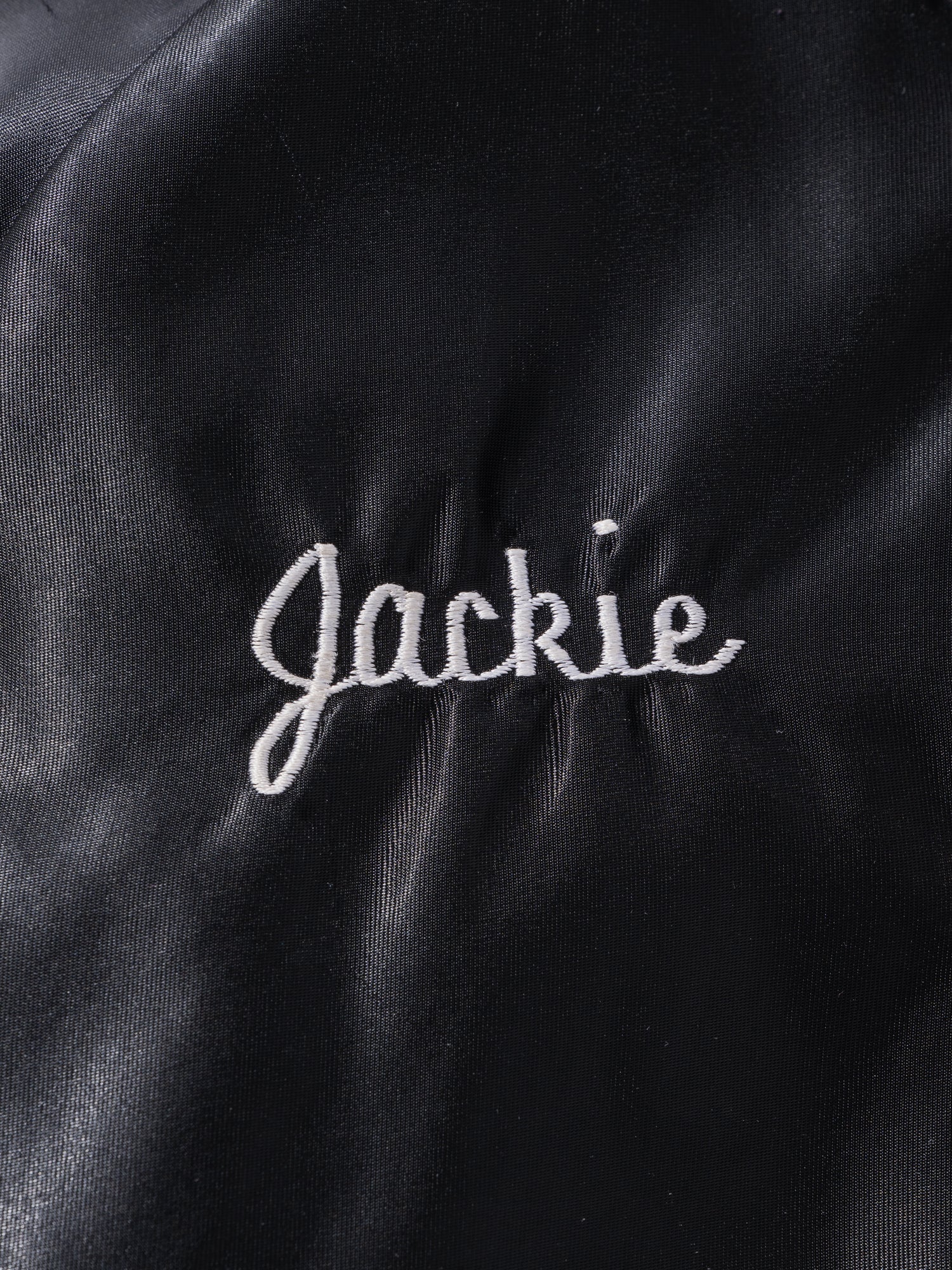 FJ select / BLACK VARCITY JACKET