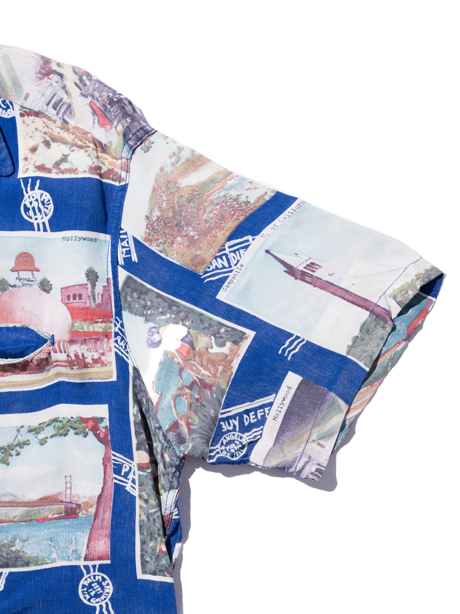 NorMo Vintage / VTG-HAWAIAN SHIRTS 50's～60’s PICTURE ”POST CARD柄”