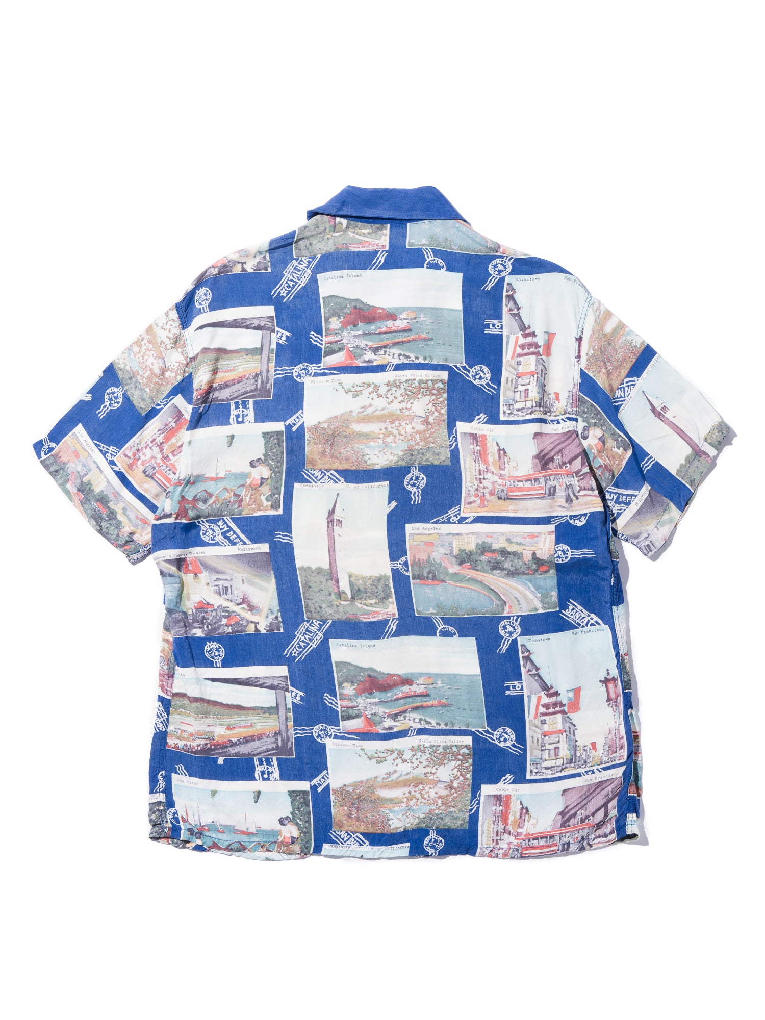NorMo Vintage / VTG-HAWAIAN SHIRTS 50's～60’s PICTURE ”POST CARD柄”