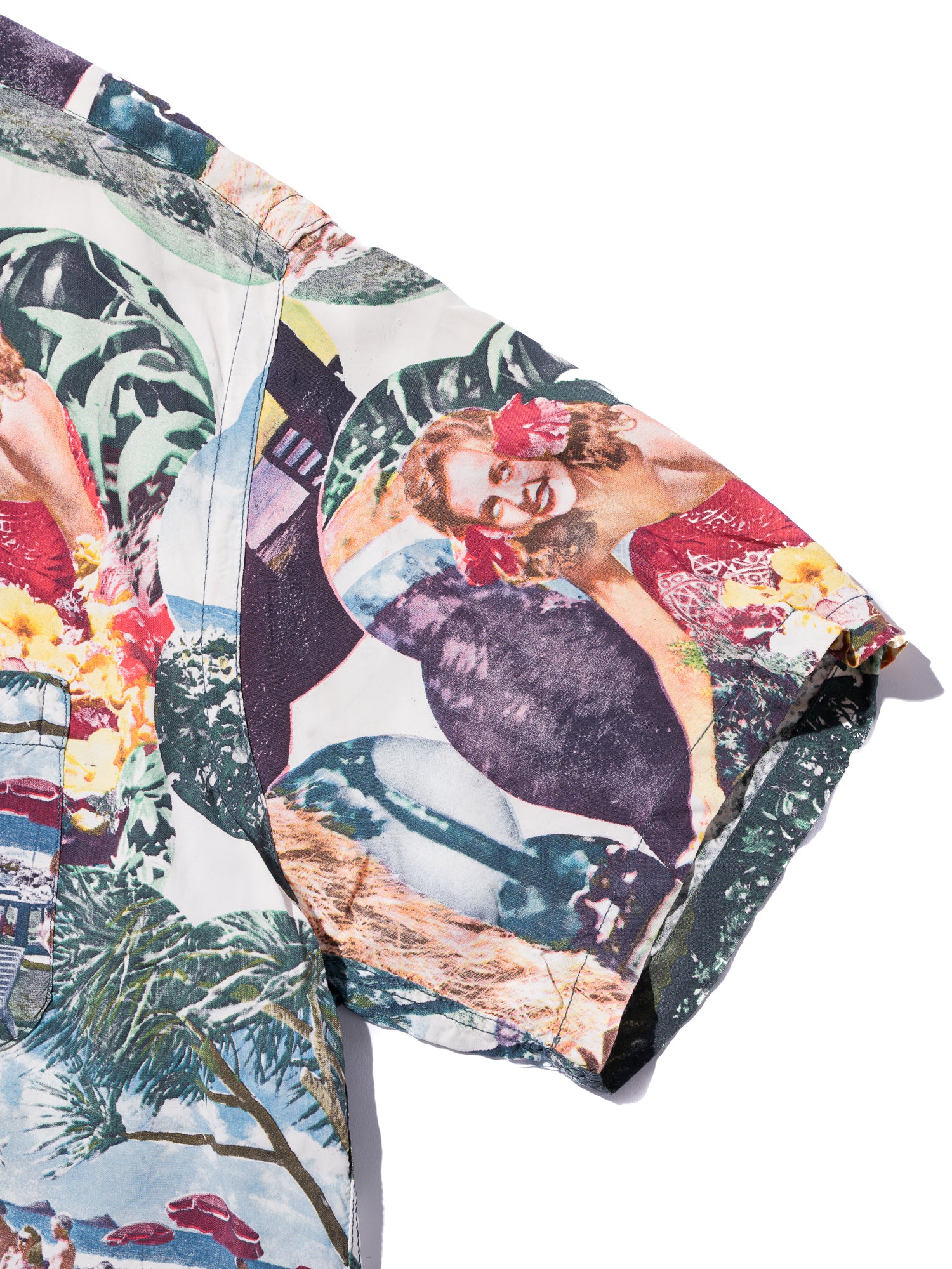 NorMo Vintage / VTG-HAWAIAN SHIRTS 50's～60’s PICTURE ”HAWAII フラガール柄”