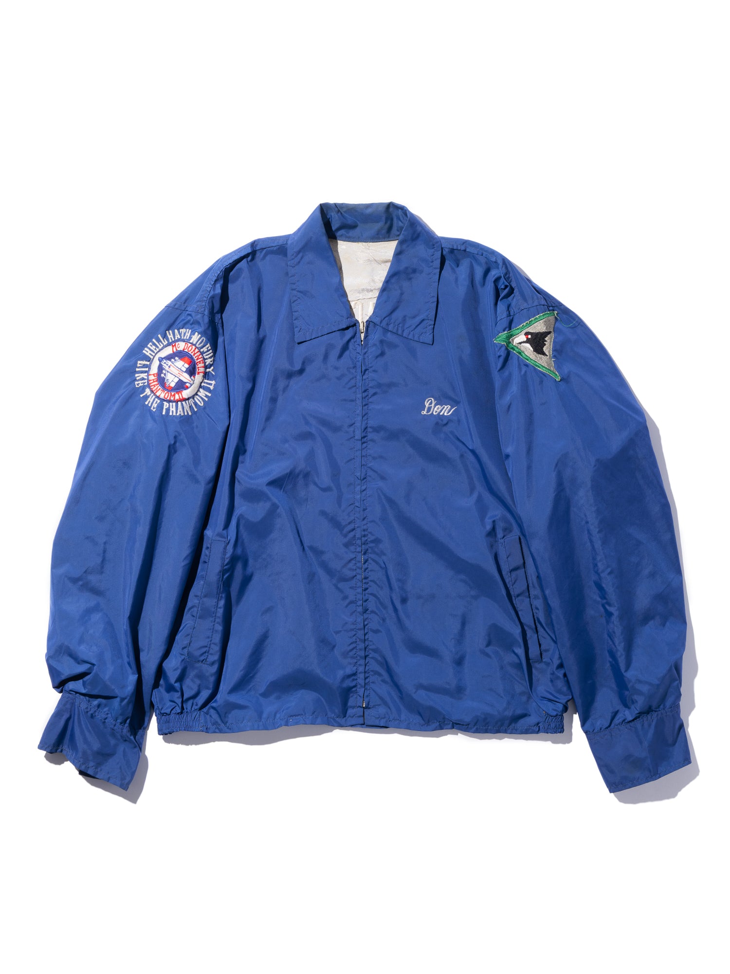 NorMo Vintage / 1960's Vintage Vietnam Souvenir blue coach Jacket