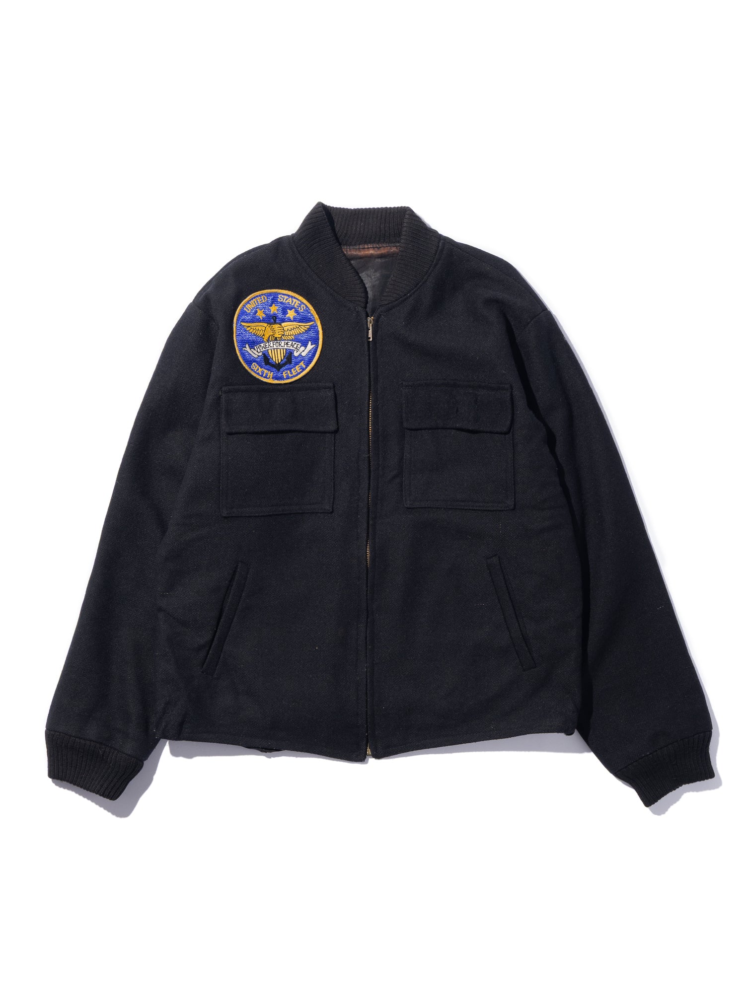 NorMo Vintage / 1980's Vintage 1980's USN wool Souvenir Jacket