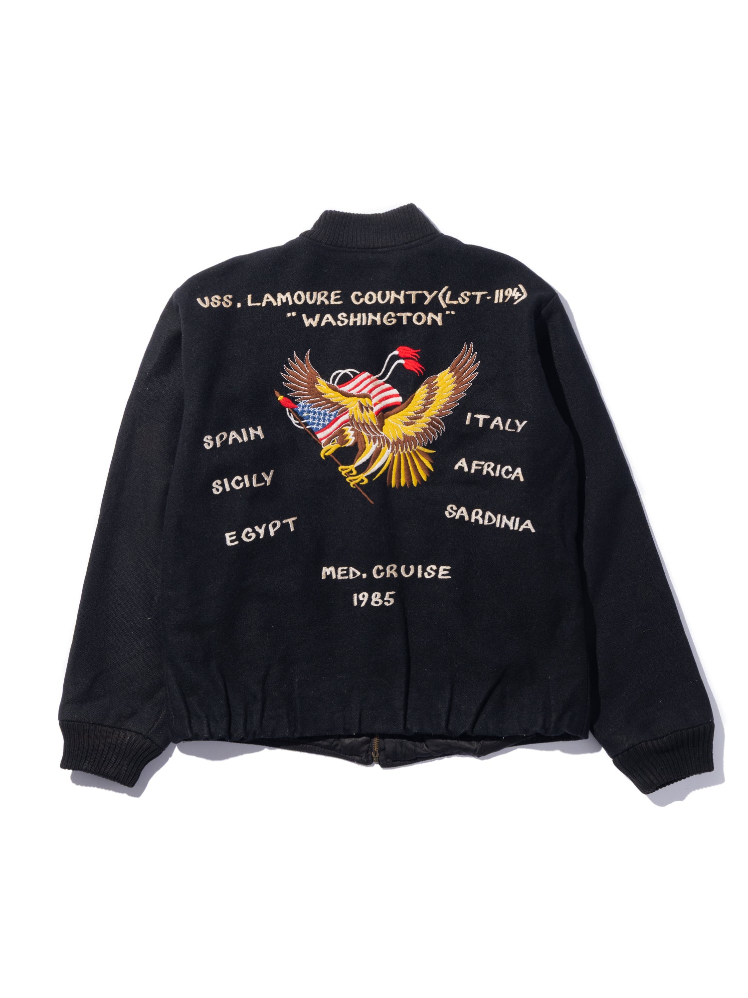 NorMo Vintage / 1980's Vintage 1980's USN wool Souvenir Jacket