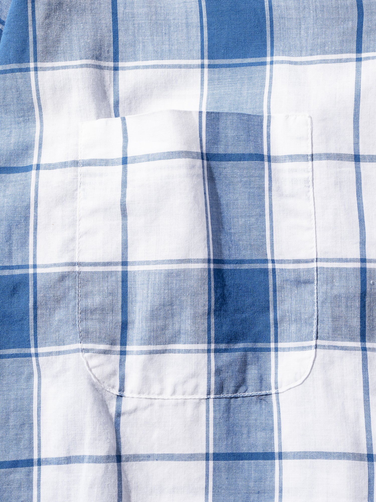 NorMo Vintage / 50's  60's  "TOWNCRAFT" BLUE CHECK OPEN COLLAR SHIRTS SIZE XL