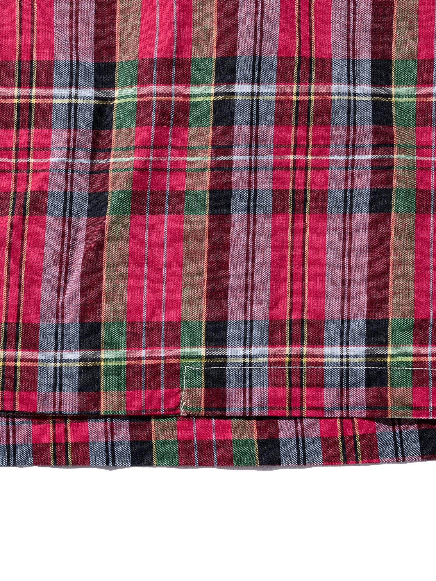 NorMo Vintage / 60's  70's "H BAR C" RED CHECK OPEN COLLAR SHIRTS